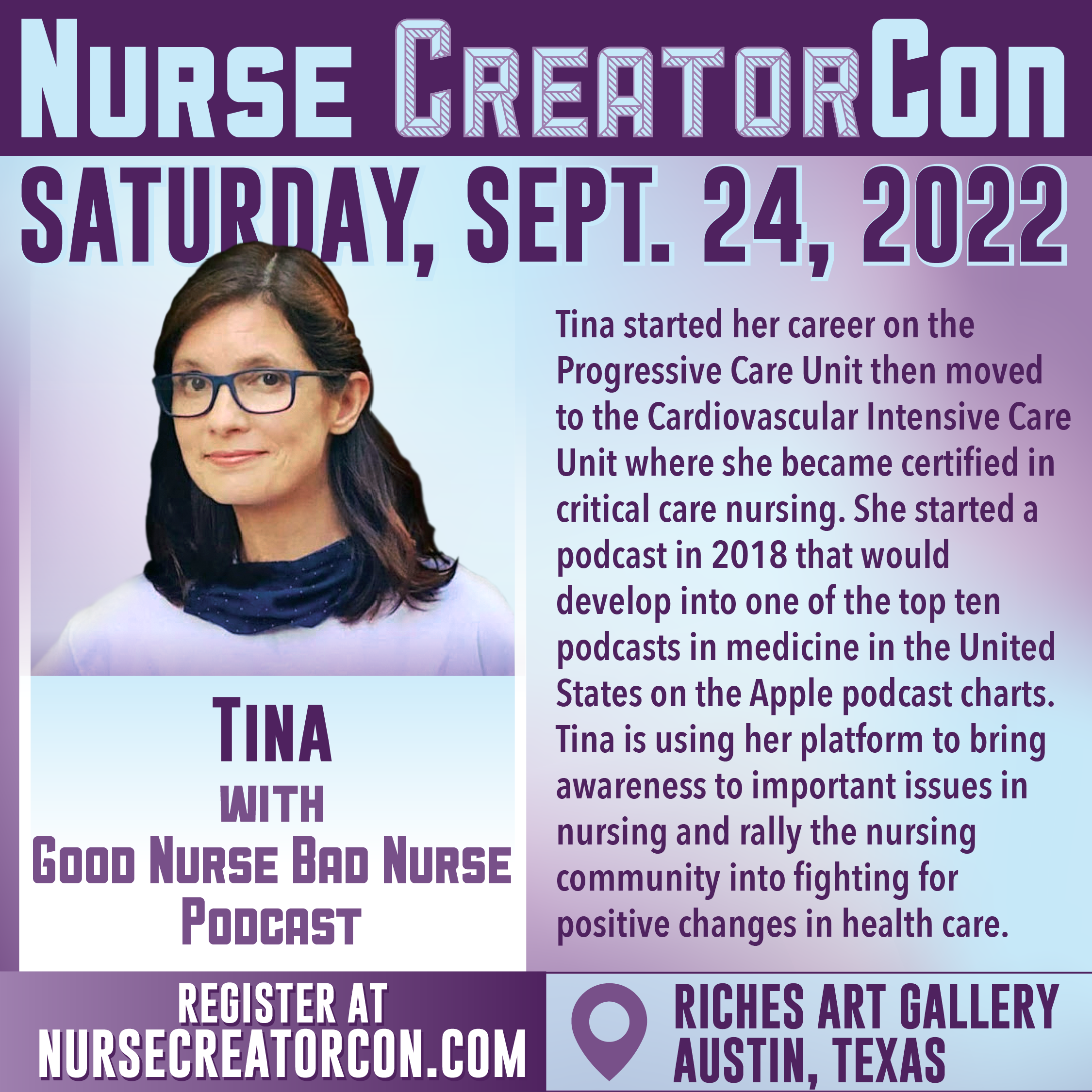 Tina with Good Nurse Bad Nurse
